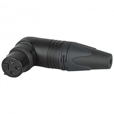 Neutrik NC3FRXBAG XLR 3P 90° Connector, female, Neutrik RX